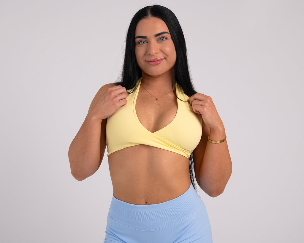 Becoming Her Twist Bra - Pina Colada