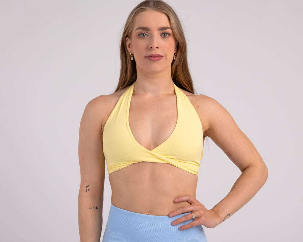 Becoming Her Twist Bra - Pina Colada