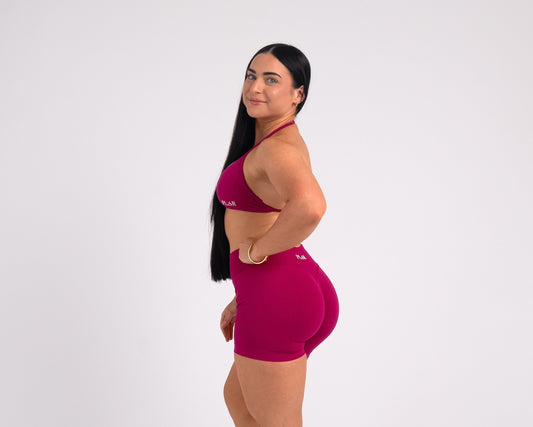 Mid Rise Short - Sangria