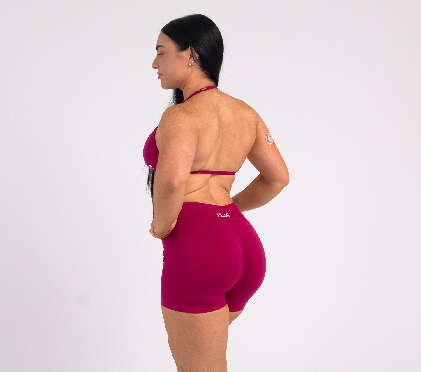 Mid Rise Short - Sangria