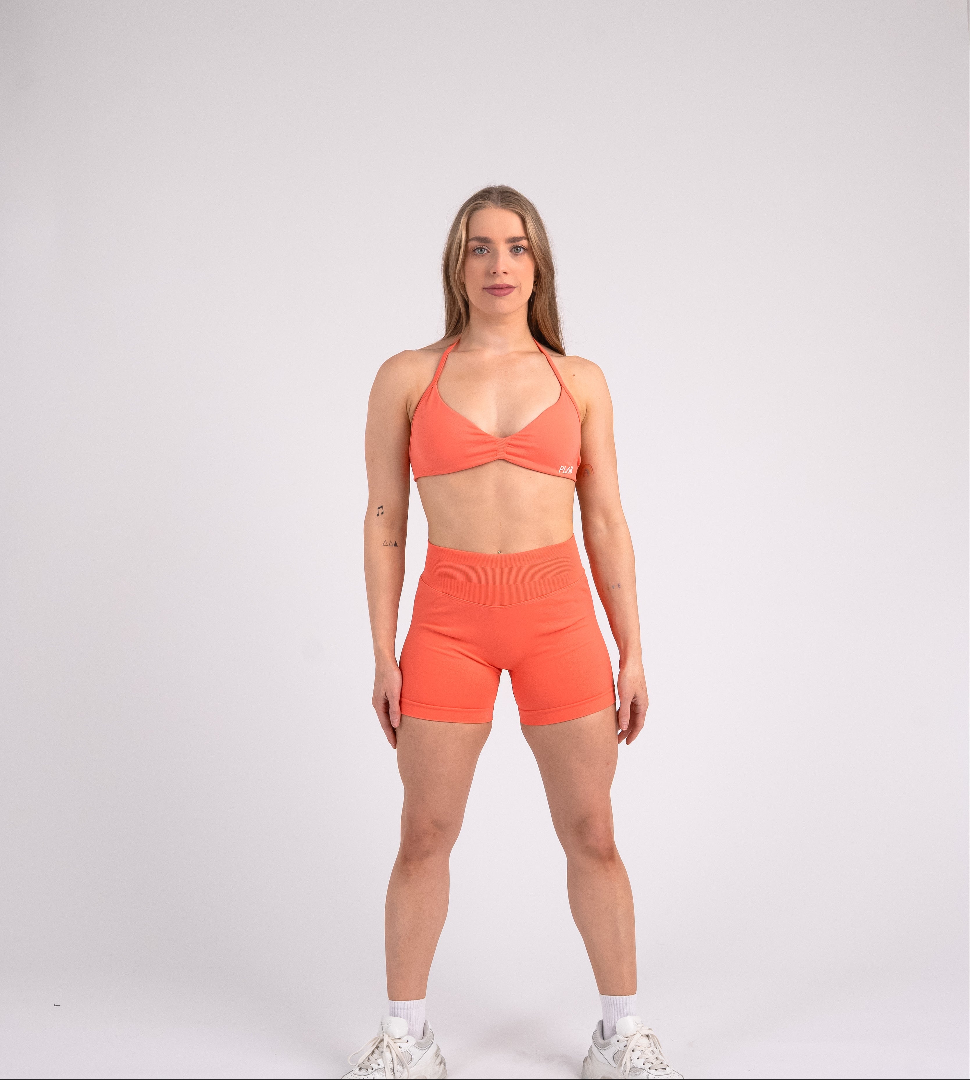 Becoming Her Mid Rise Short - Coral
