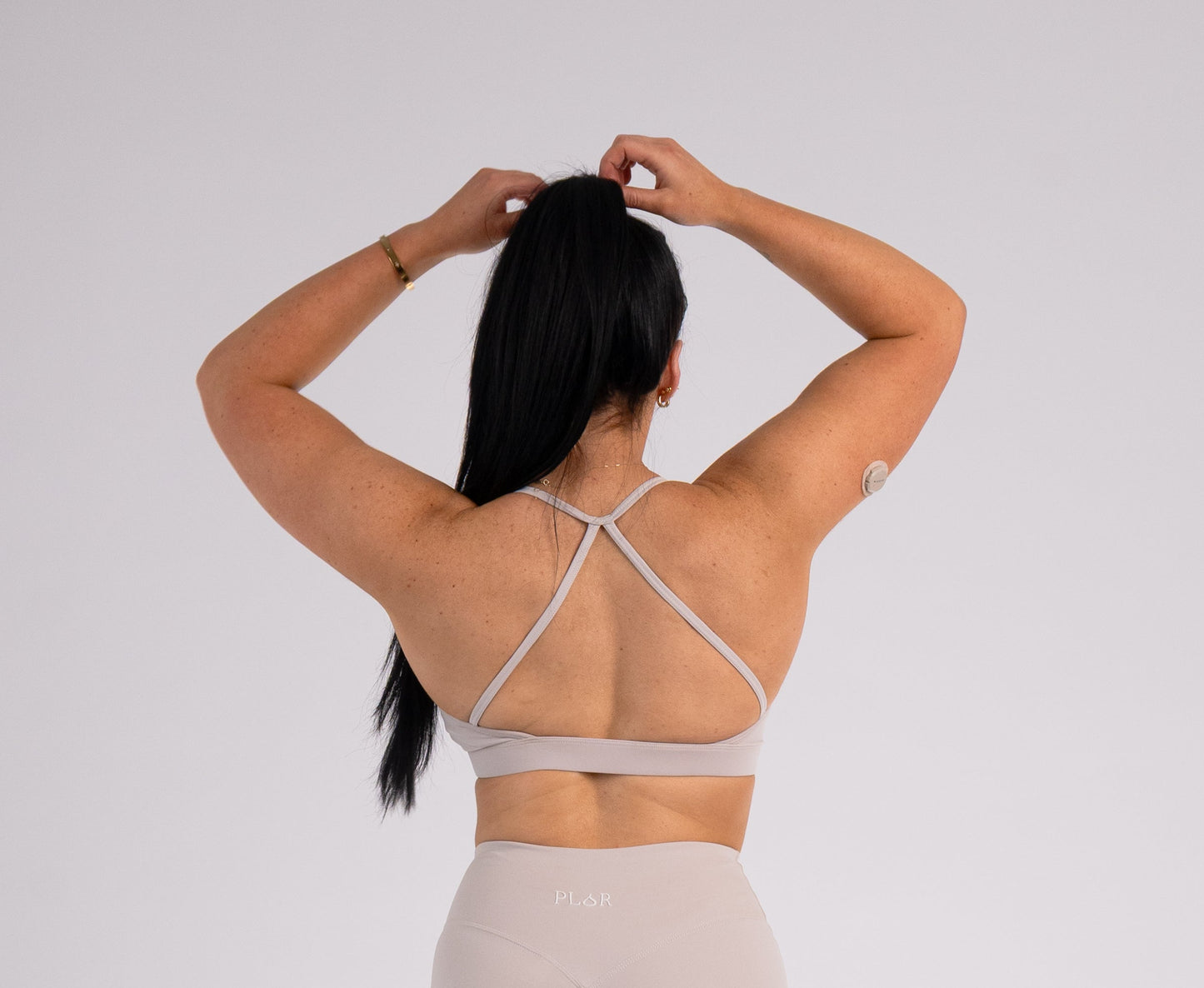 Signature V Bra - LATTE