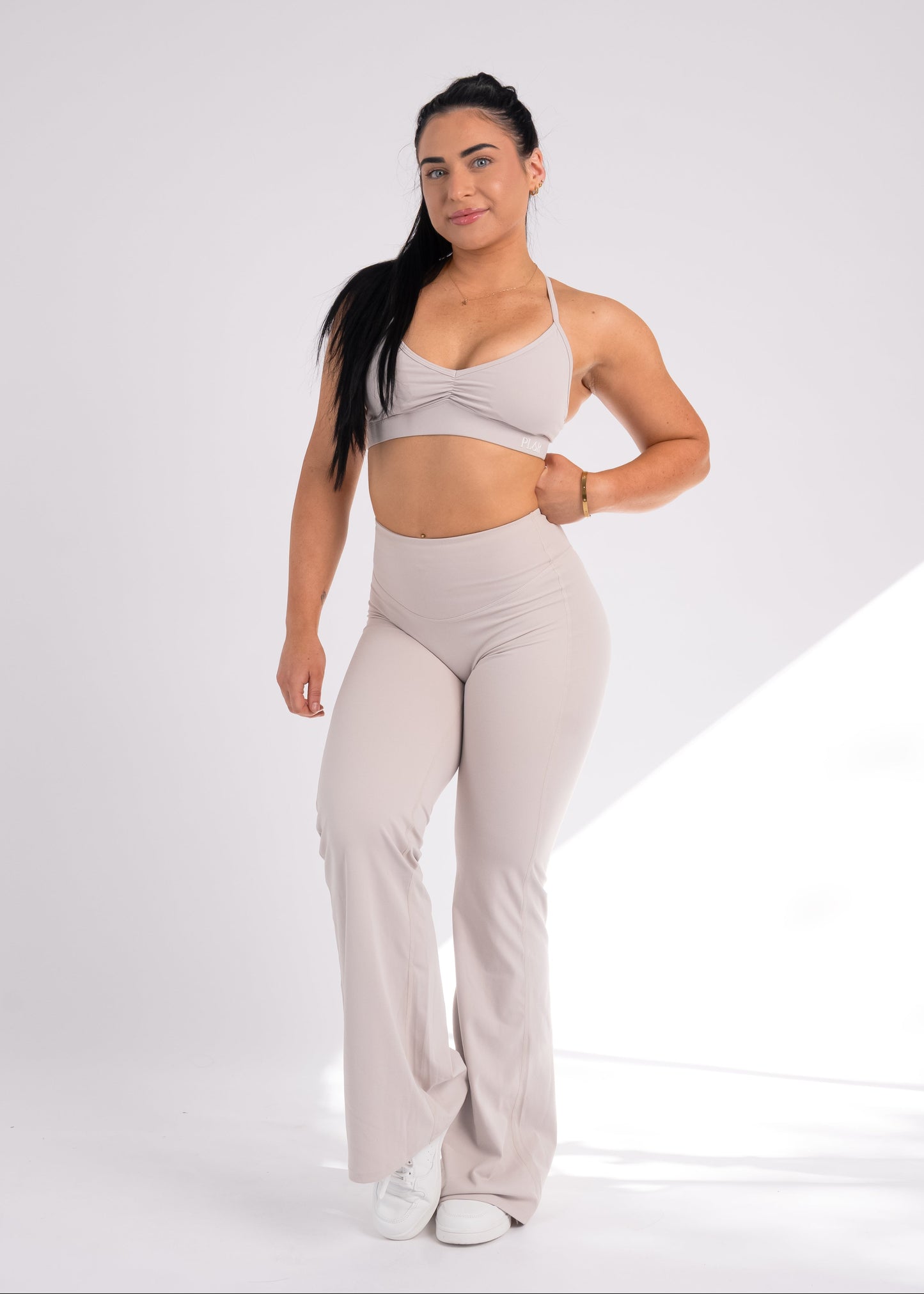 Signature Flare Pants  - LATTE