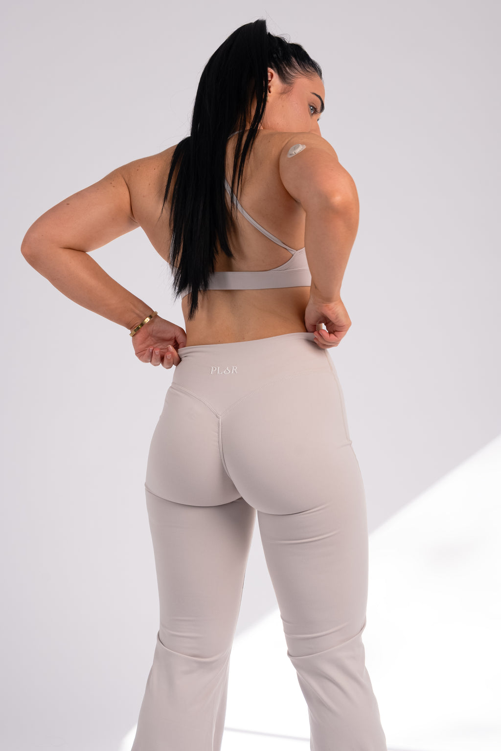 Aura Flare Pants  - LATTE